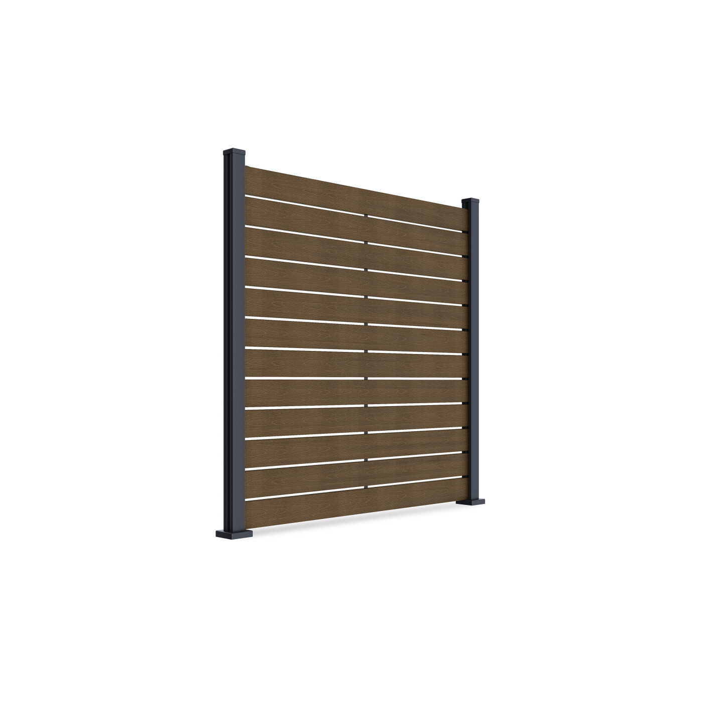 NEO PRZĘSŁO OGRODZENIOWE 1.8M PODŁOŻE TWARDE TEAK