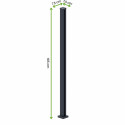 SŁUPEK ALUMINIOWY NEO 1.9M ANTHRACITE