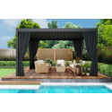 PRIMARY SIDE CURTAIN WITH MOSQUITO NET 4.0M ANTHRACITE