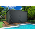 PRIMARY SIDE CURTAIN WITH MOSQUITO NET 4.0M ANTHRACITE