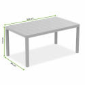 SCANDI DINING TABLE SOFT BEIGE
