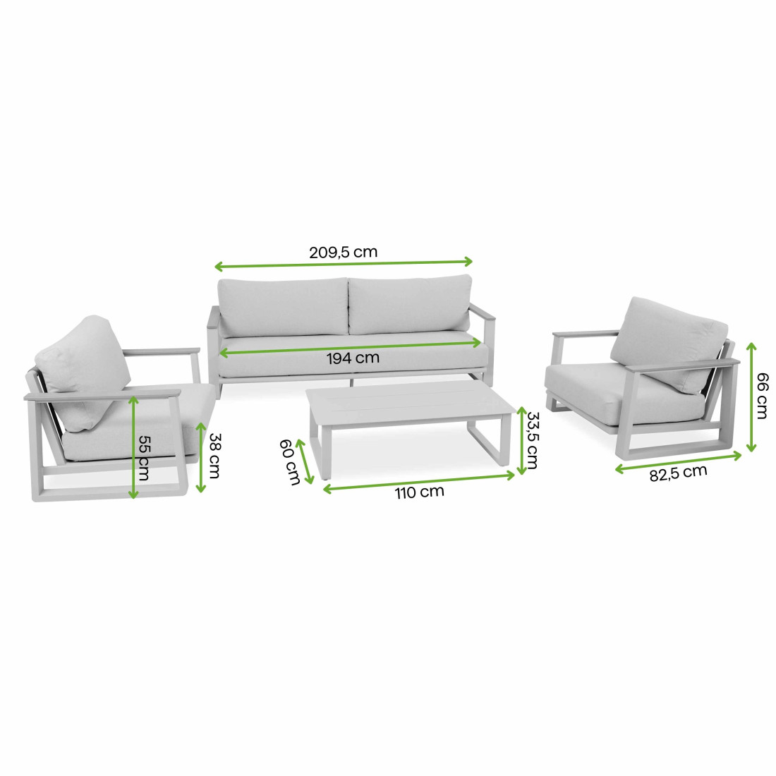 TENERIFE CAFFE BEIGE SET
