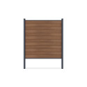 URBAN FENCE PANEL 1.8M, SOFT GROUND, TEAK