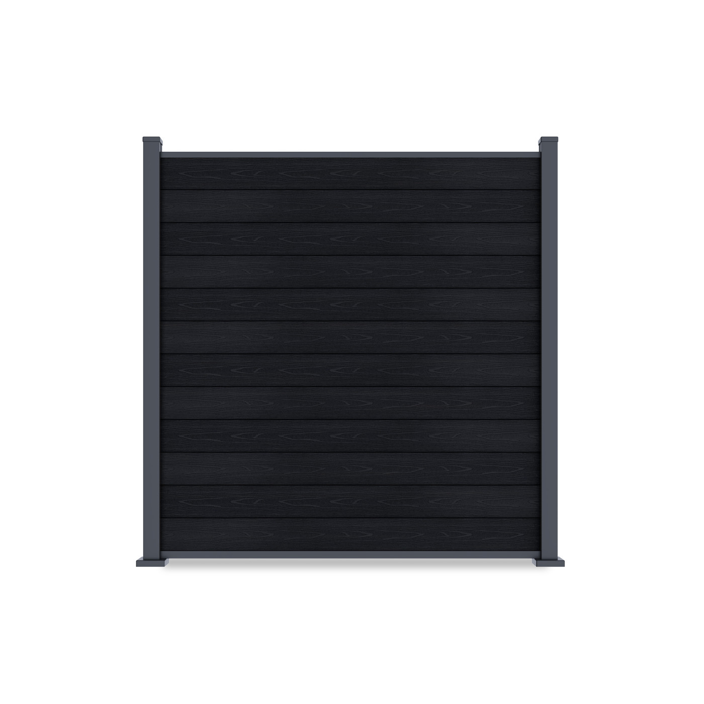 URBAN FENCE PANEL 1.8M FOR HARD GROUND, ANTHRACITE