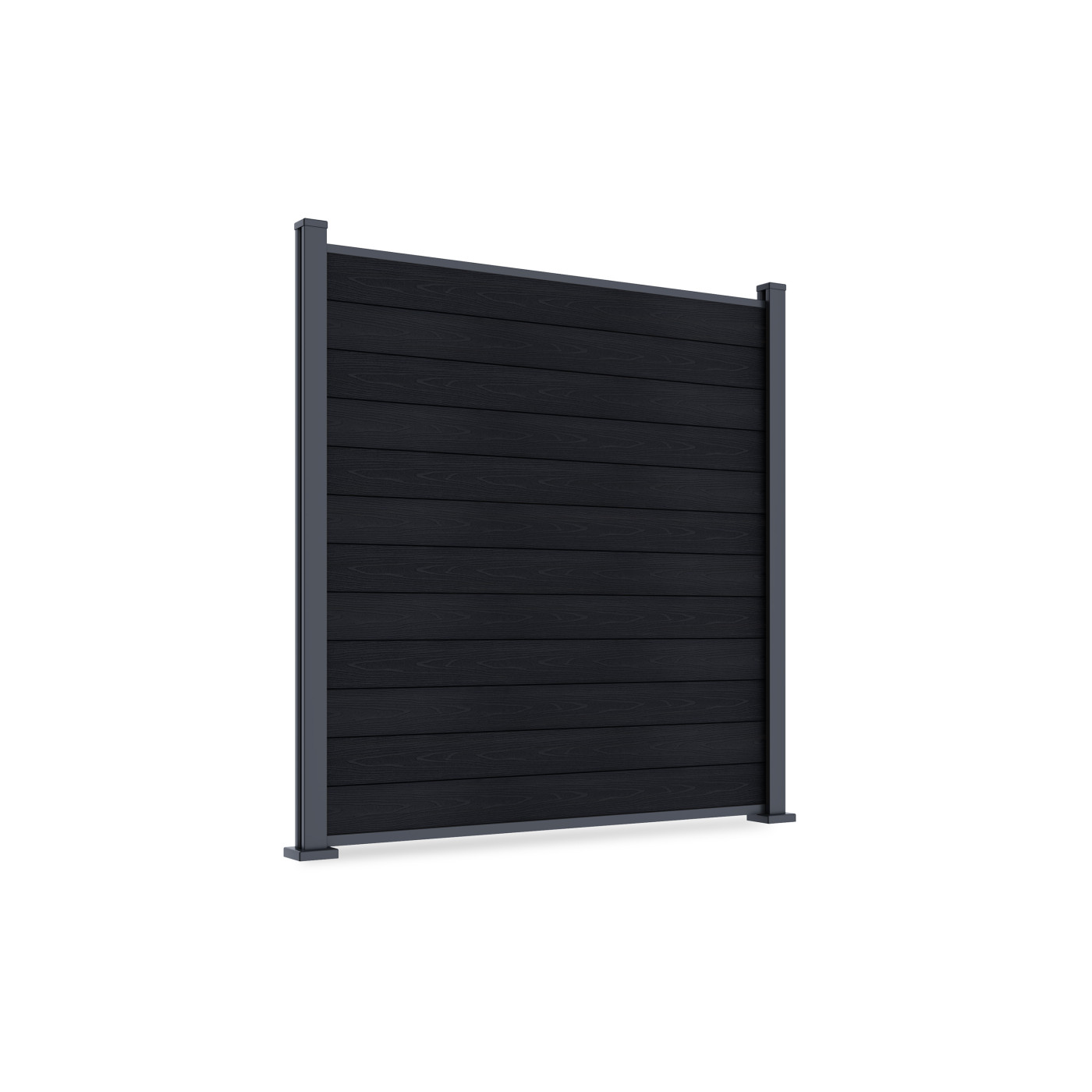 URBAN FENCE PANEL 1.8M FOR HARD GROUND, ANTHRACITE