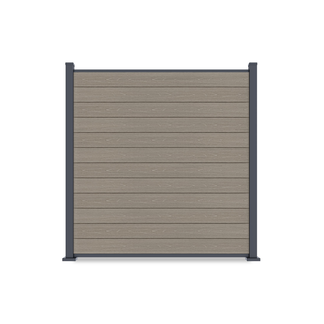 URBAN FENCE PANEL 1.8M FOR HARD GROUND – OAK