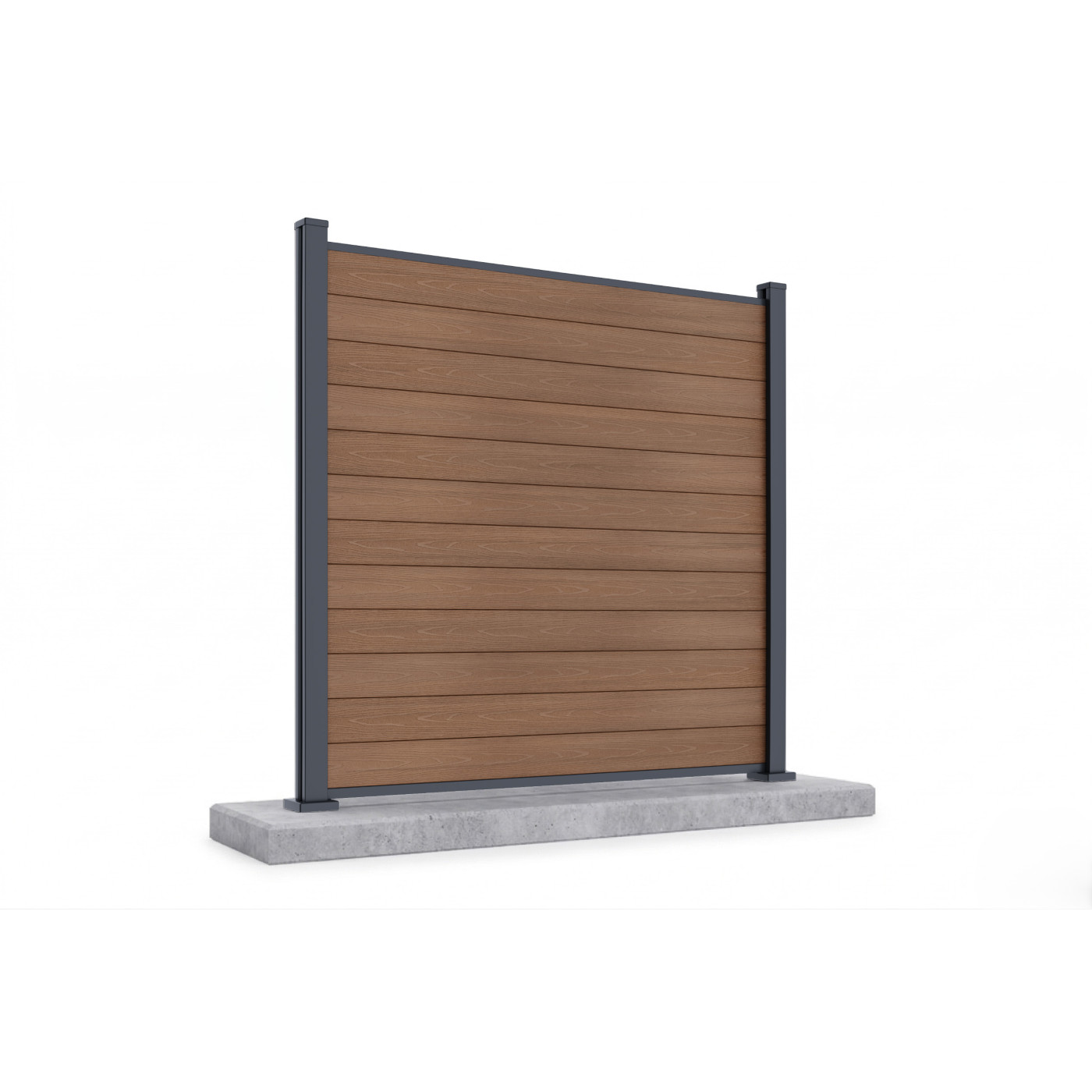 URBAN FENCE PANEL 1.8M – HARD GROUND, TEAK