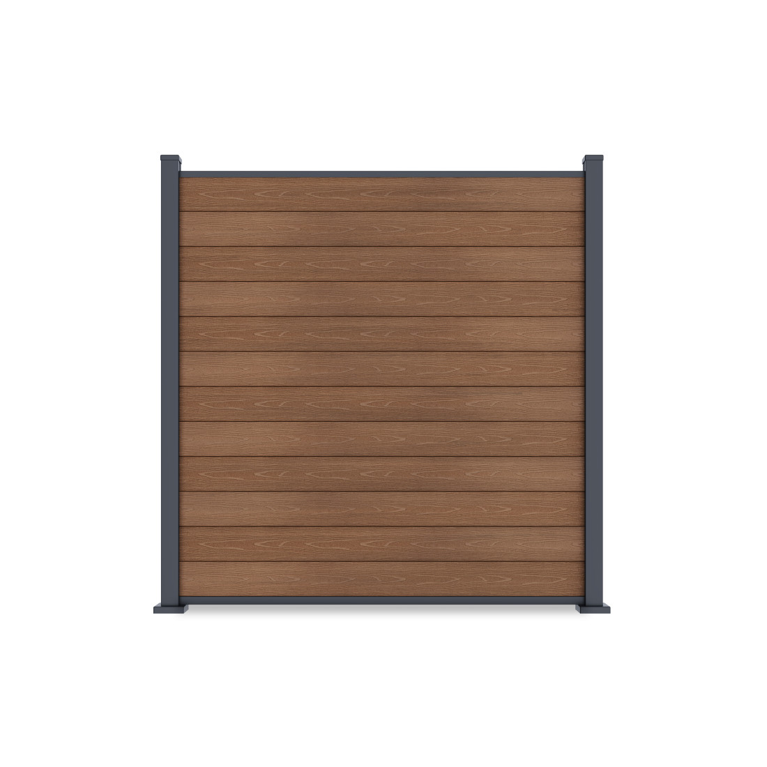 URBAN PRZĘSŁO OGRODZENIOWE 1.8M PODŁOŻE TWARDE TEAK