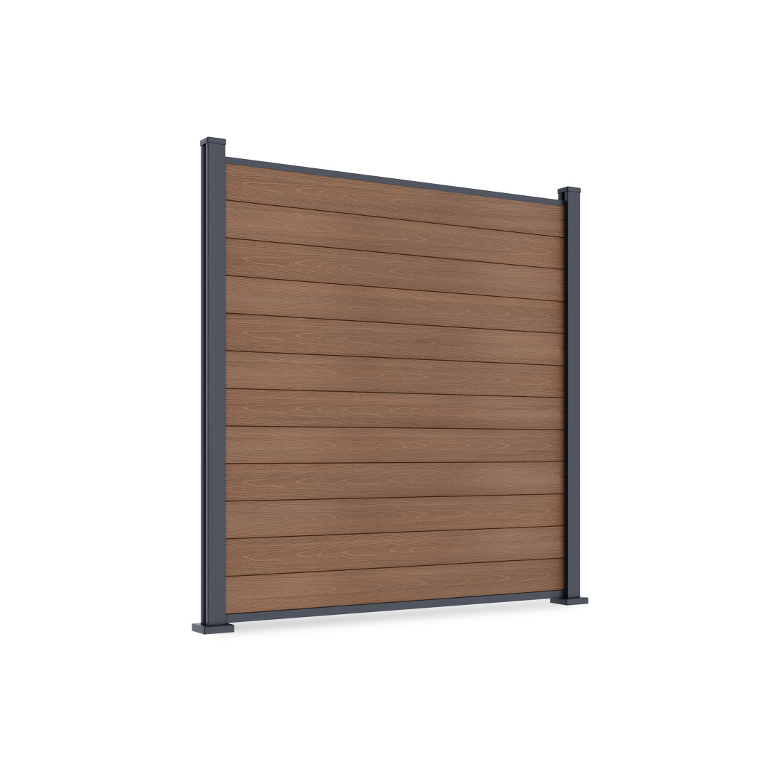 URBAN PRZĘSŁO OGRODZENIOWE 1.8M PODŁOŻE TWARDE TEAK