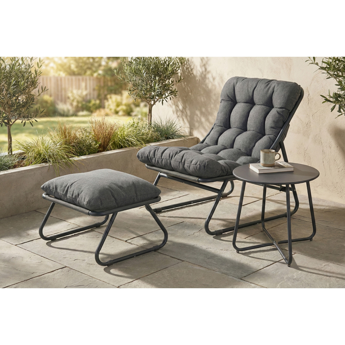 VISTA RELAX PLUS ZESTAW DARK GREY