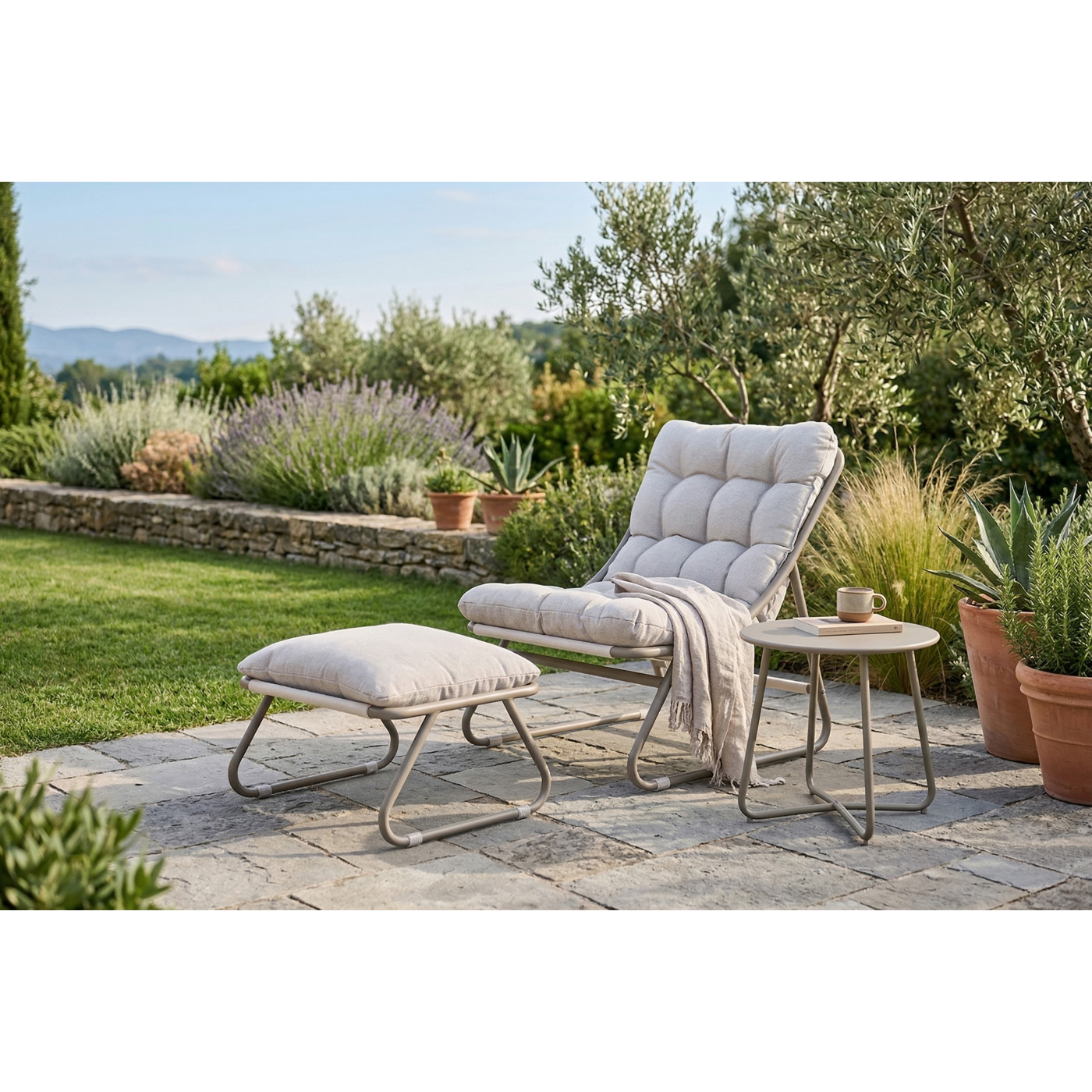 VISTA RELAX PLUS SET GREY BEIGE
