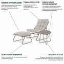 VISTA RELAX PLUS SET GREY BEIGE