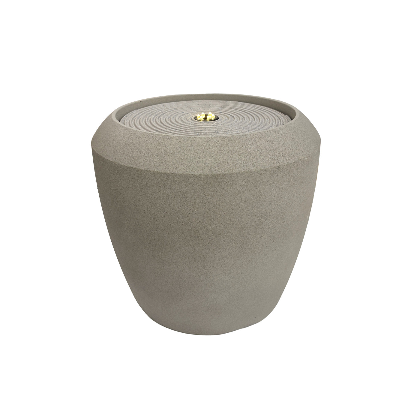 WATERFALL FONTANNA LED FI33x30.5CM CEMENT GREY