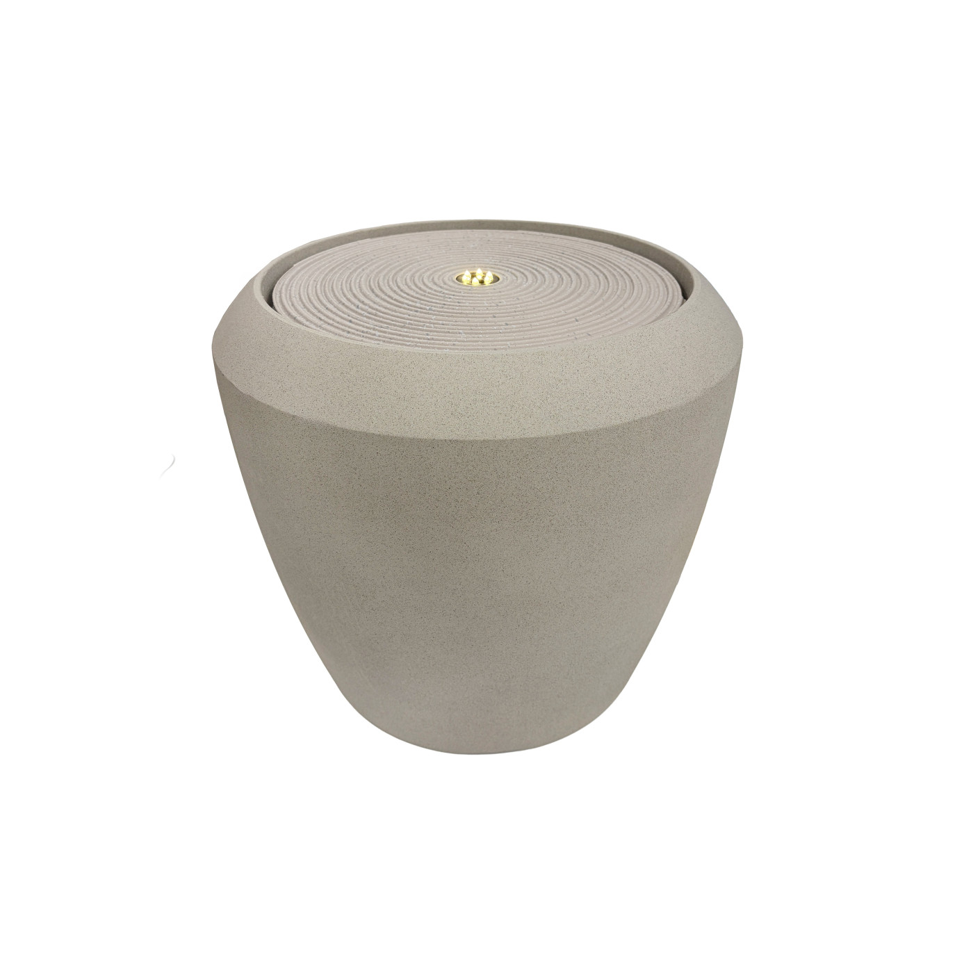 WATERFALL FONTANNA LED FI44x39.5CM CEMENT GREY