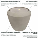 WATERFALL FONTANNA LED FI44x39.5CM CEMENT GREY