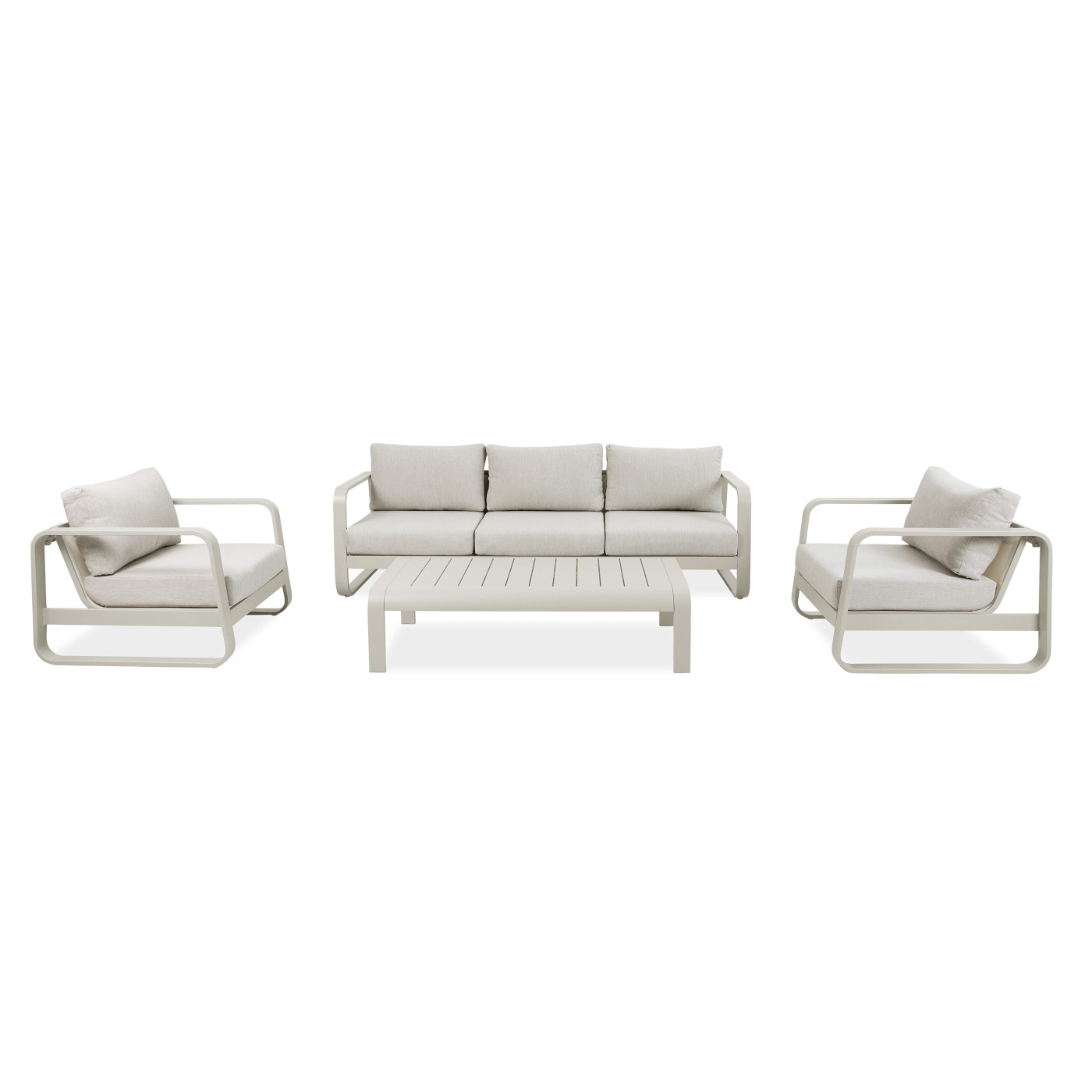 ANTALYA CAFFE LIGHT BEIGE SET