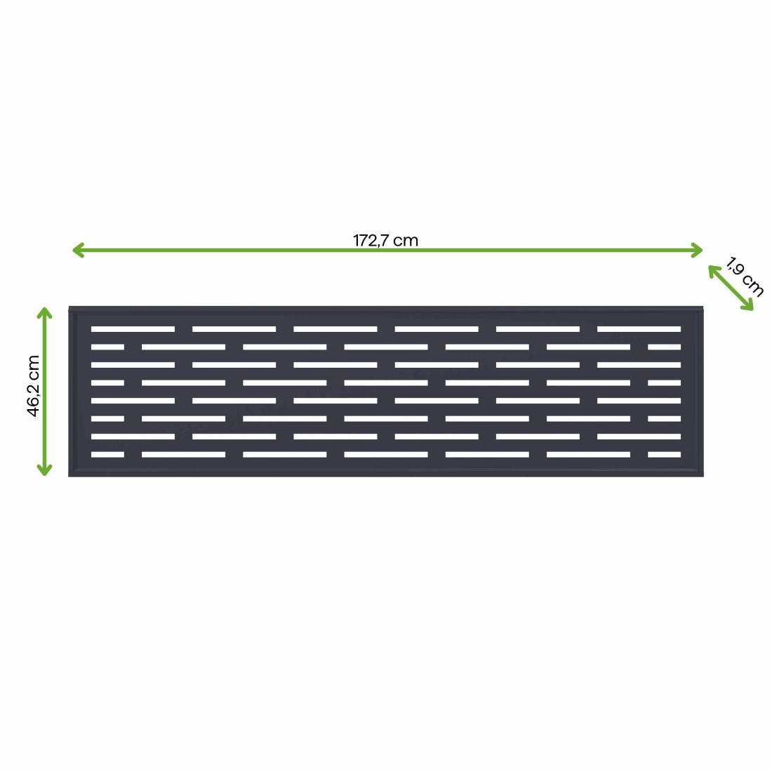 URBAN/CITY ANTHRACITE DECORATIVE GRILLE