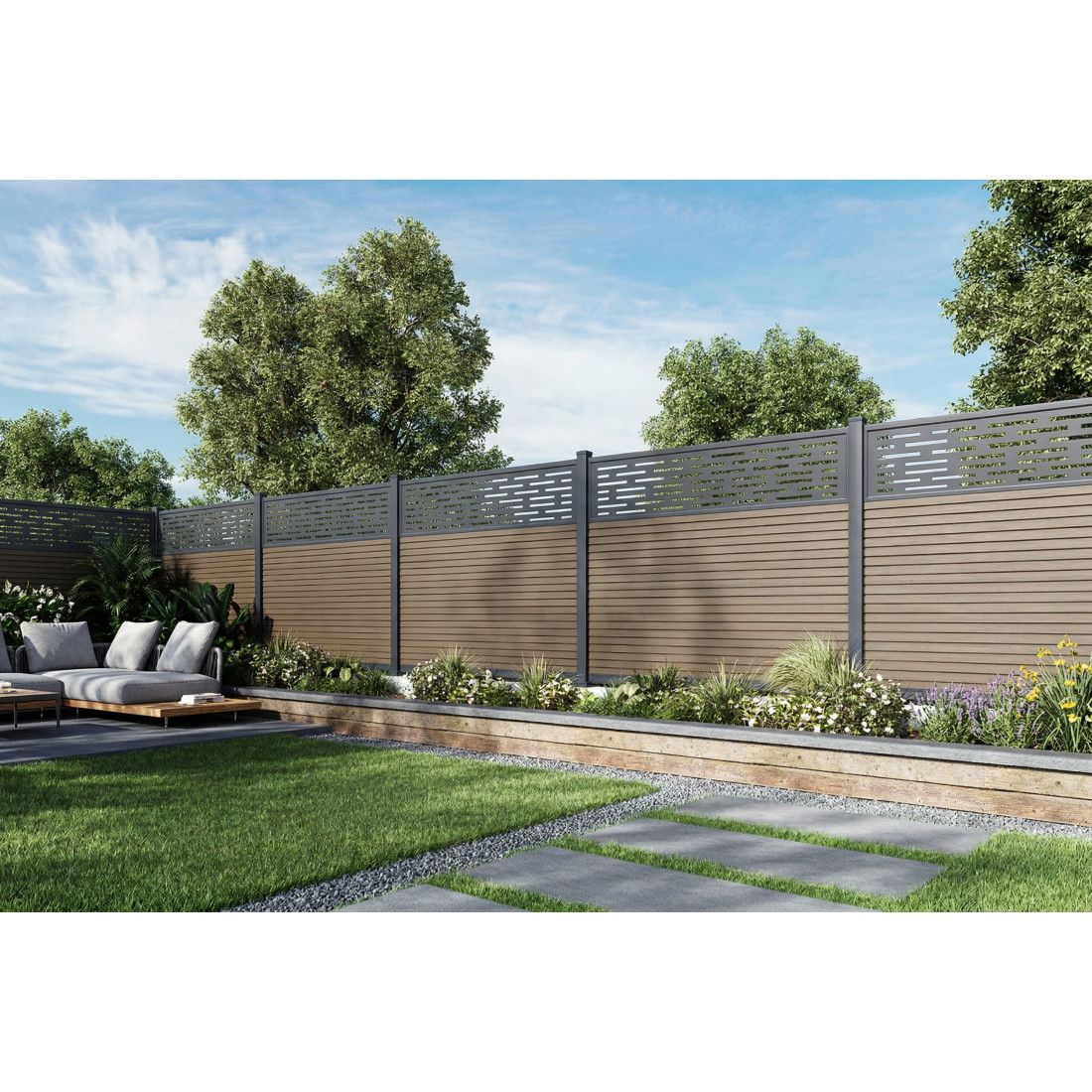 URBAN/CITY ANTHRACITE DECORATIVE GRILLE
